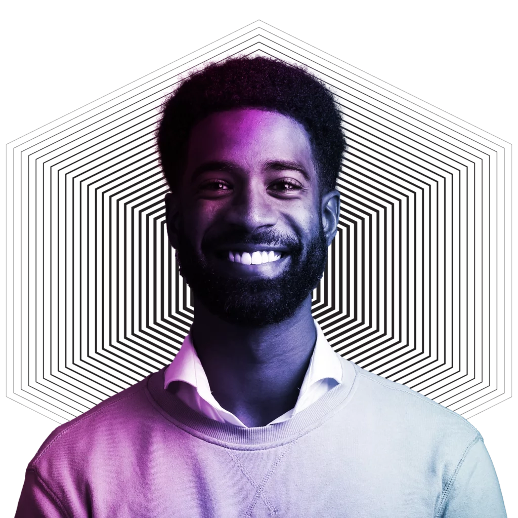 Smiling man